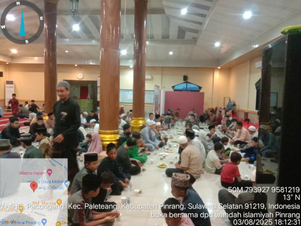 Indahnya Berbagi di Bulan Suci: Buka Puasa Bersama DPD Wahdah Islamiyah Pinrang Berjalan Sukses