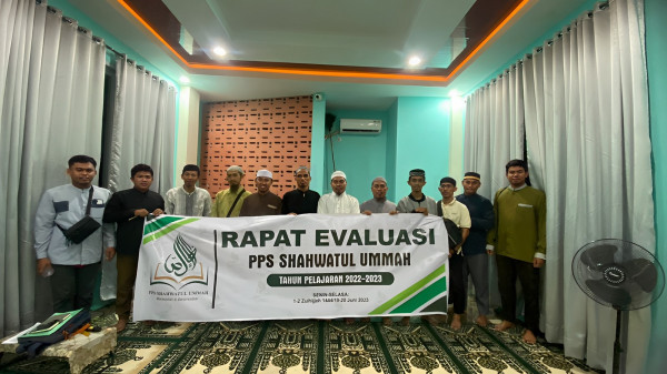PPS Shahwatul Ummah Lapalopo, Sukses Gelar Rapat Evaluasi